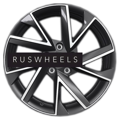 Диски Khomen Wheels 7x17/5x114,3 ET48,5 D67,1 KHW1714 (Sportage) Black-FP Диски Khomen Wheels 7x17/5x114,3 ET48,5 D67,1 KHW1714 (Sportage) Black-FP