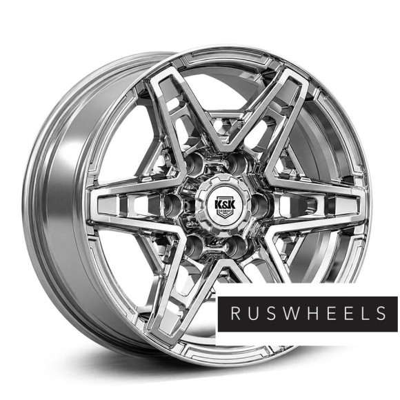 Диски КиК R17 / 8J PCD 6x139.7 ЕТ 42 ЦО 100.1 Блэкберн