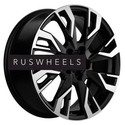 Диски Khomen Wheels 7x18/5x112 ET43 D57,1 KHW1809 (Kodiaq/Tiguan) Black-FP