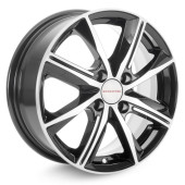 Диски КиК  Арнар (КС890)  6,0\R15 4*98 ET35  d58,5  Алмаз черный  [75141SK]  Fb max 540 kg