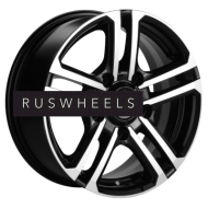 Диски Khomen Wheels 6,5x16/5x139,7 ET40 D98,5 KHW1602 (Niva 4x4) Black-FP (под ORG)