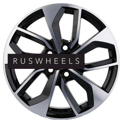 Диски Khomen Wheels 7x17/5x112 ET43 D57,1 KHW1703 (Kodiaq/Tiguan) Black-FP Диски Khomen Wheels 7x17/5x112 ET43 D57,1 KHW1703 (Kodiaq/Tiguan) Black-FP