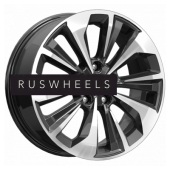 Диски КИК 7x17/5x112 ET45 D57,1 Авиор (КС936) Алмаз черный