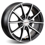 Диски Xtrike 6.5\R15 5*100 ET38 d57.1 BK/FP Диски Xtrike 6.5\R15 5*100 ET38 d57.1 BK/FP