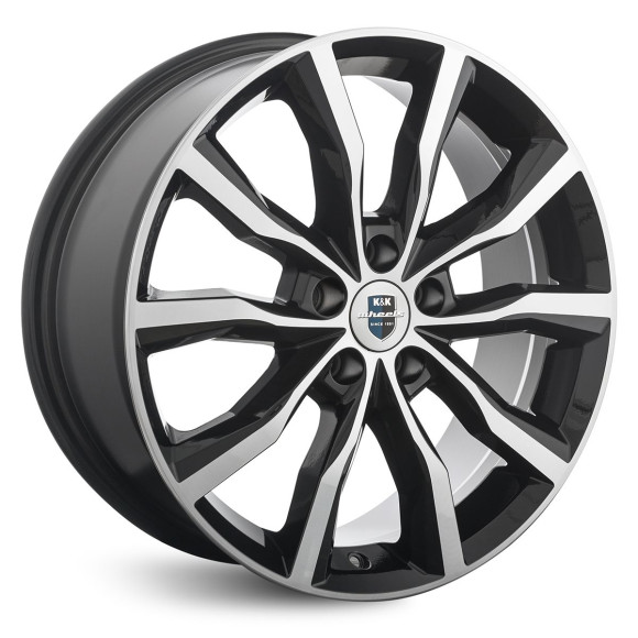 Диски КиК  Портер (КС906)  7,5\R18 5*114,3 ET35  d67,1  Алмаз черный  [76179]  Fb max 750 kg