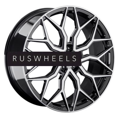 Диски LS Forged 9,5x22/5x108 ET48 D63,3 LS FG13 BKF (конус, C570)