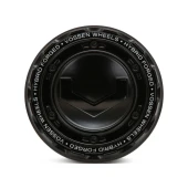 MODULAR BILLET CAPS- SATIN BLACK / BLACK INSERT MODULAR BILLET CAPS- SATIN BLACK / BLACK INSERT