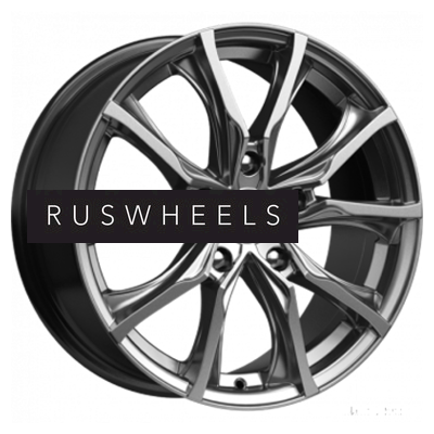 Диски КИК 7,5x17/5x120 ET34 D72,6 Твист-оригинал (КС697М) Дарк платинум Диски КИК 7,5x17/5x120 ET34 D72,6 Твист-оригинал (КС697М) Дарк платинум